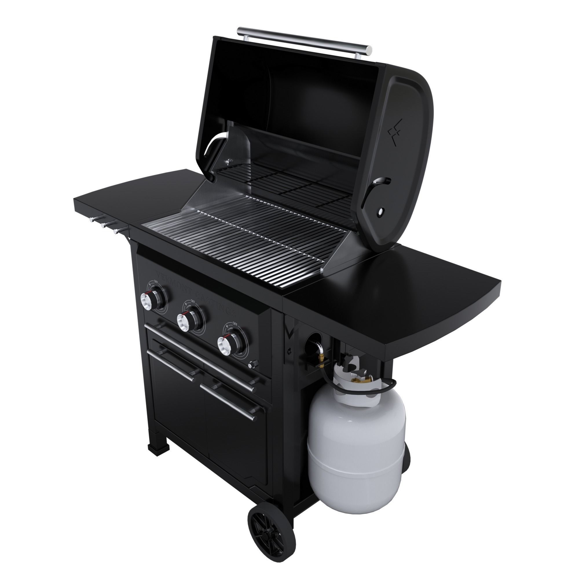 Gas Grill Vermont Castings 3D model_4