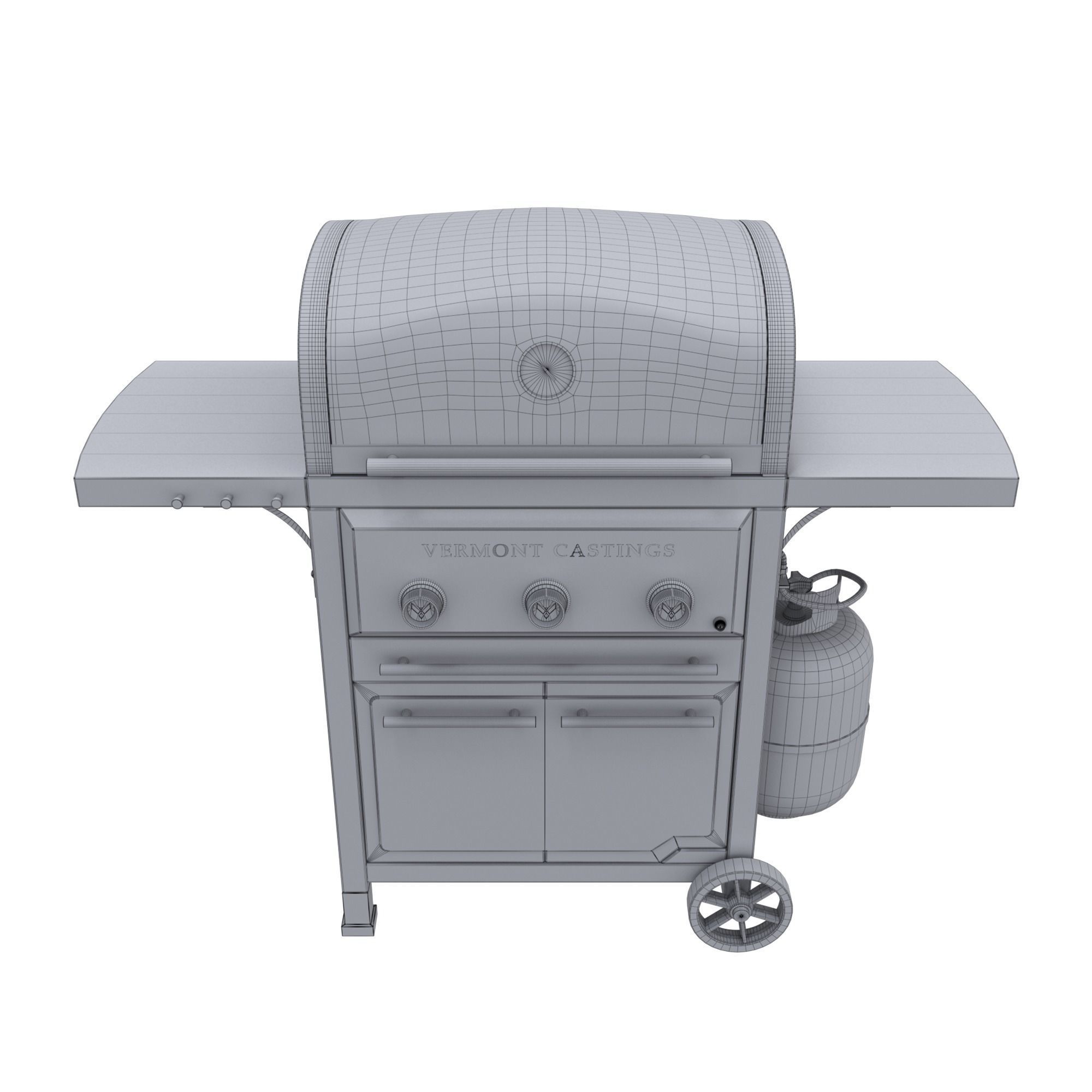 Gas Grill Vermont Castings 3D model_5