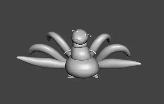 Saiken 3D Model 3D print model
