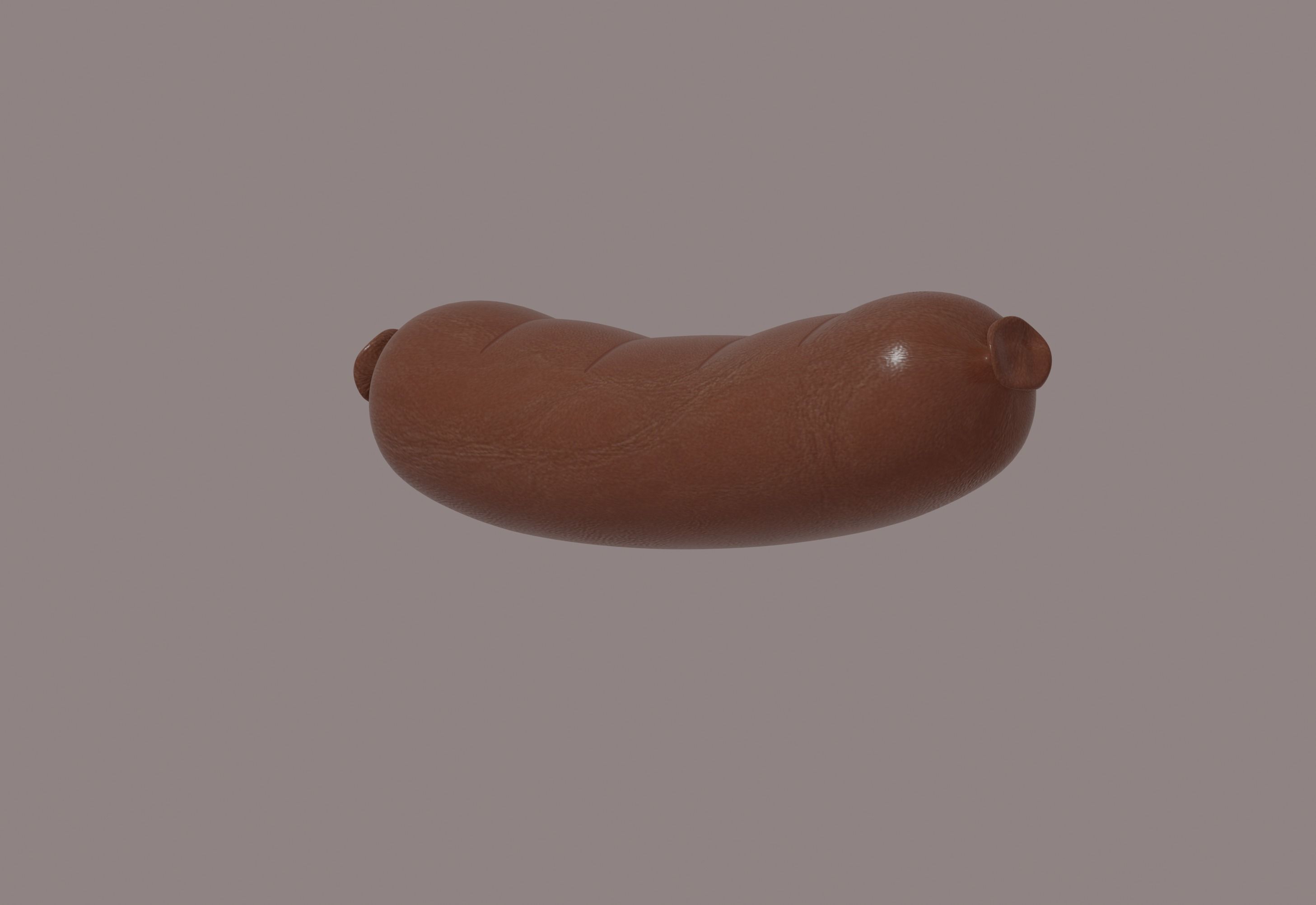 Sausage 3D model_4