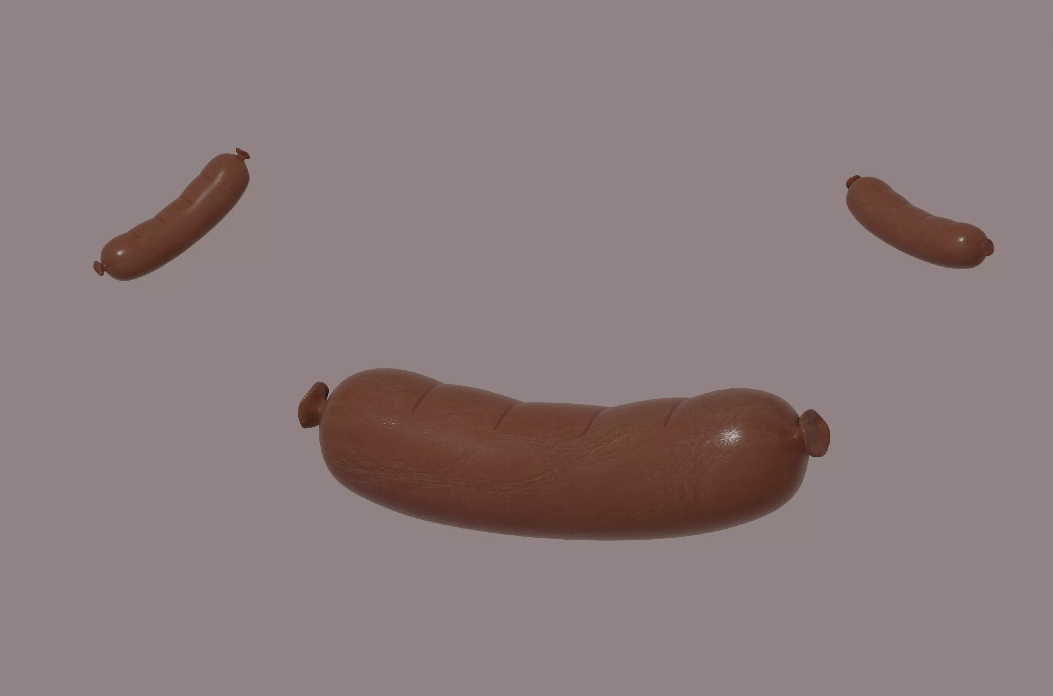 Sausage 3D model_0