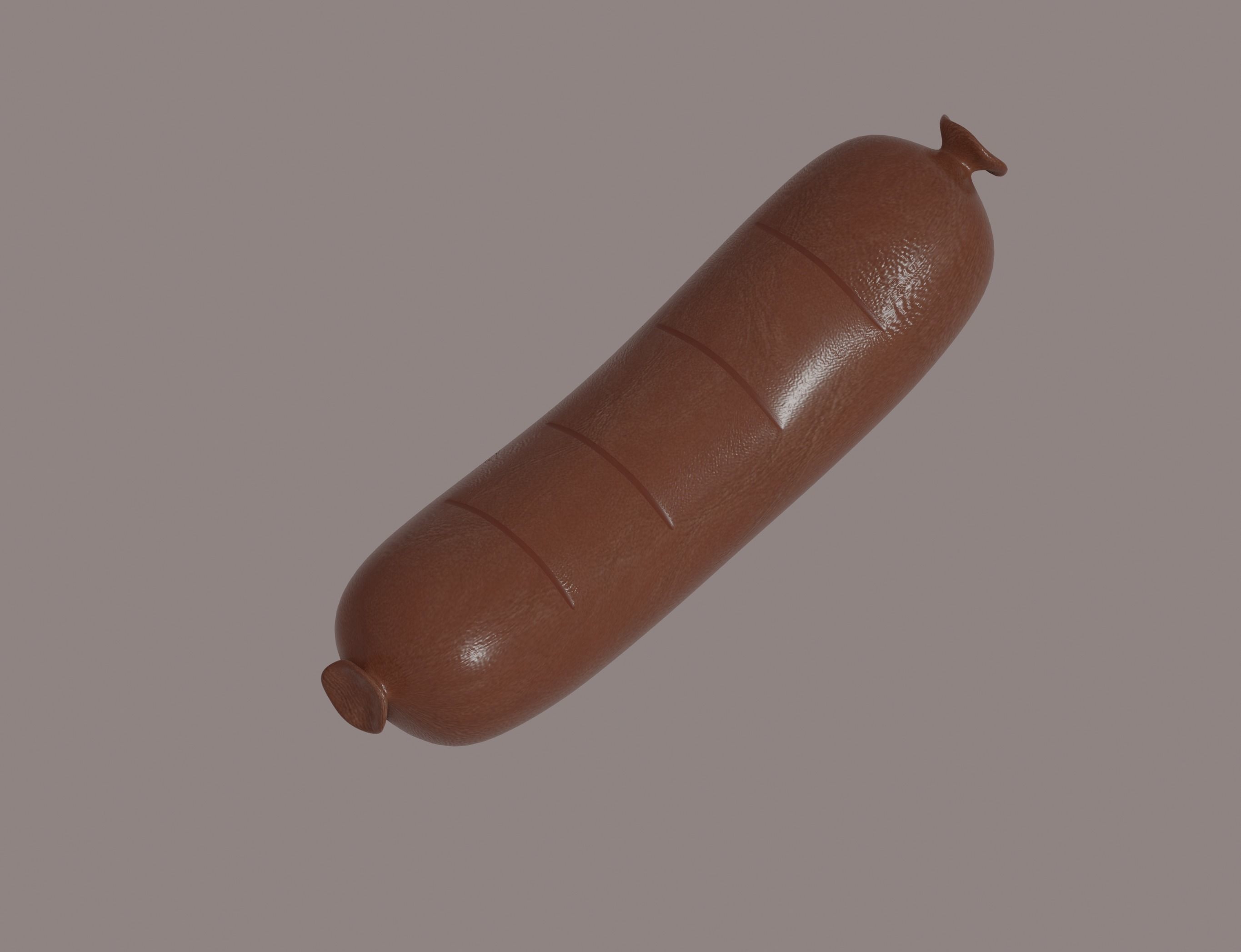 Sausage 3D model_8