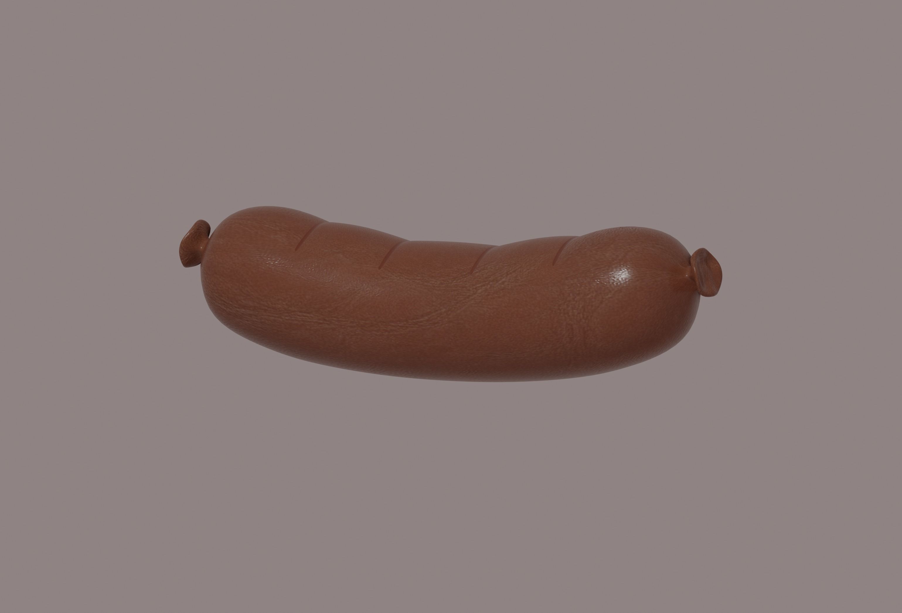 Sausage 3D model_1