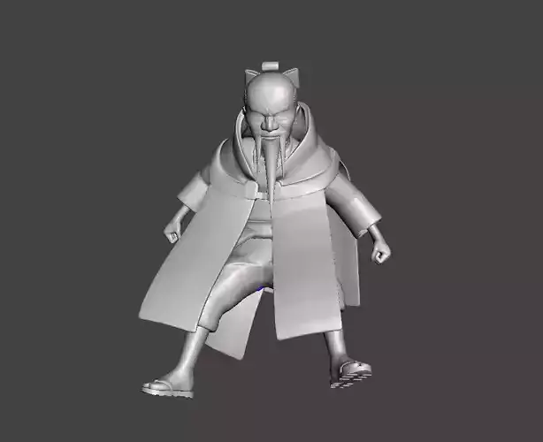 Onoki Third Tsuchikage 3D Model 3D print model