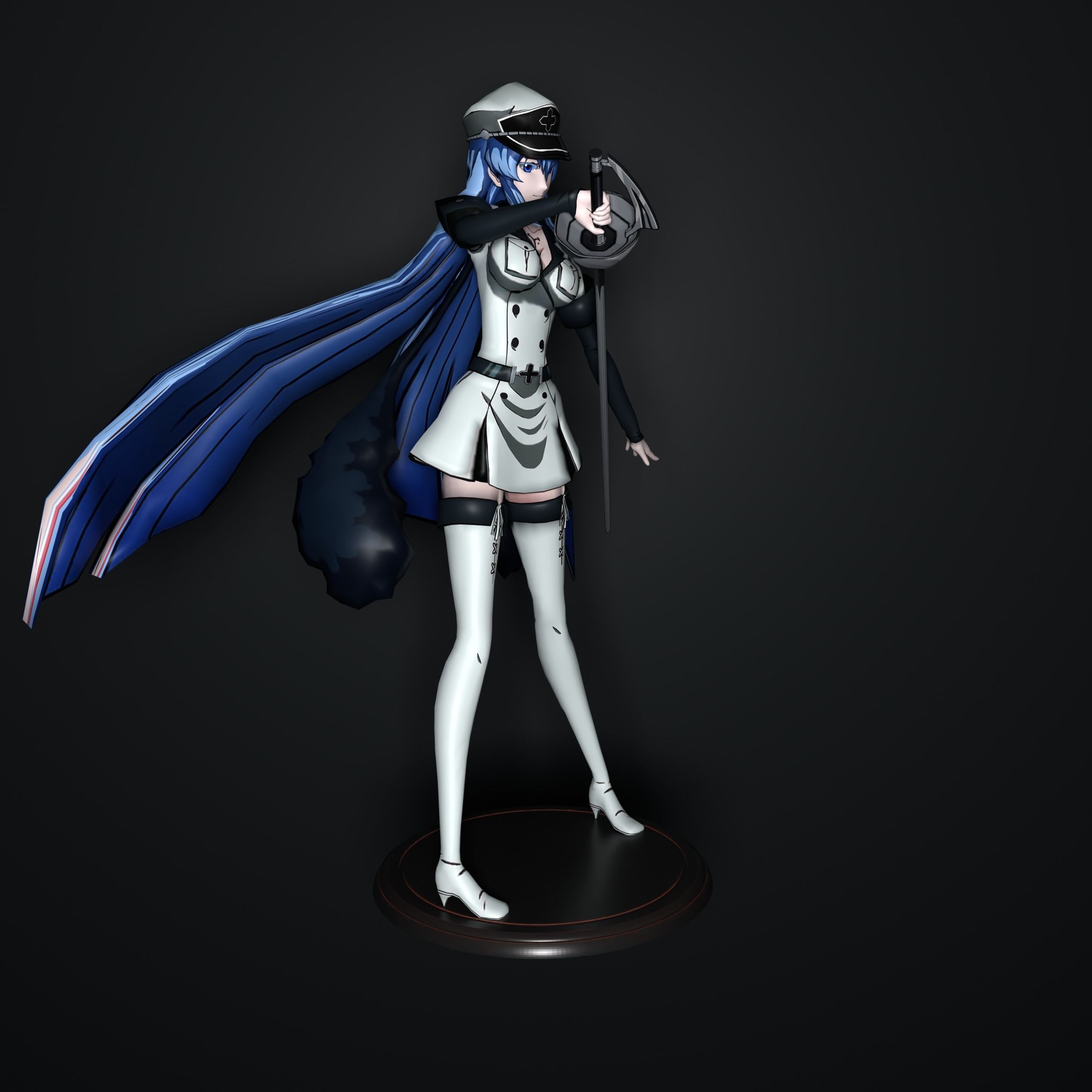 Esdeath 3D print model_10