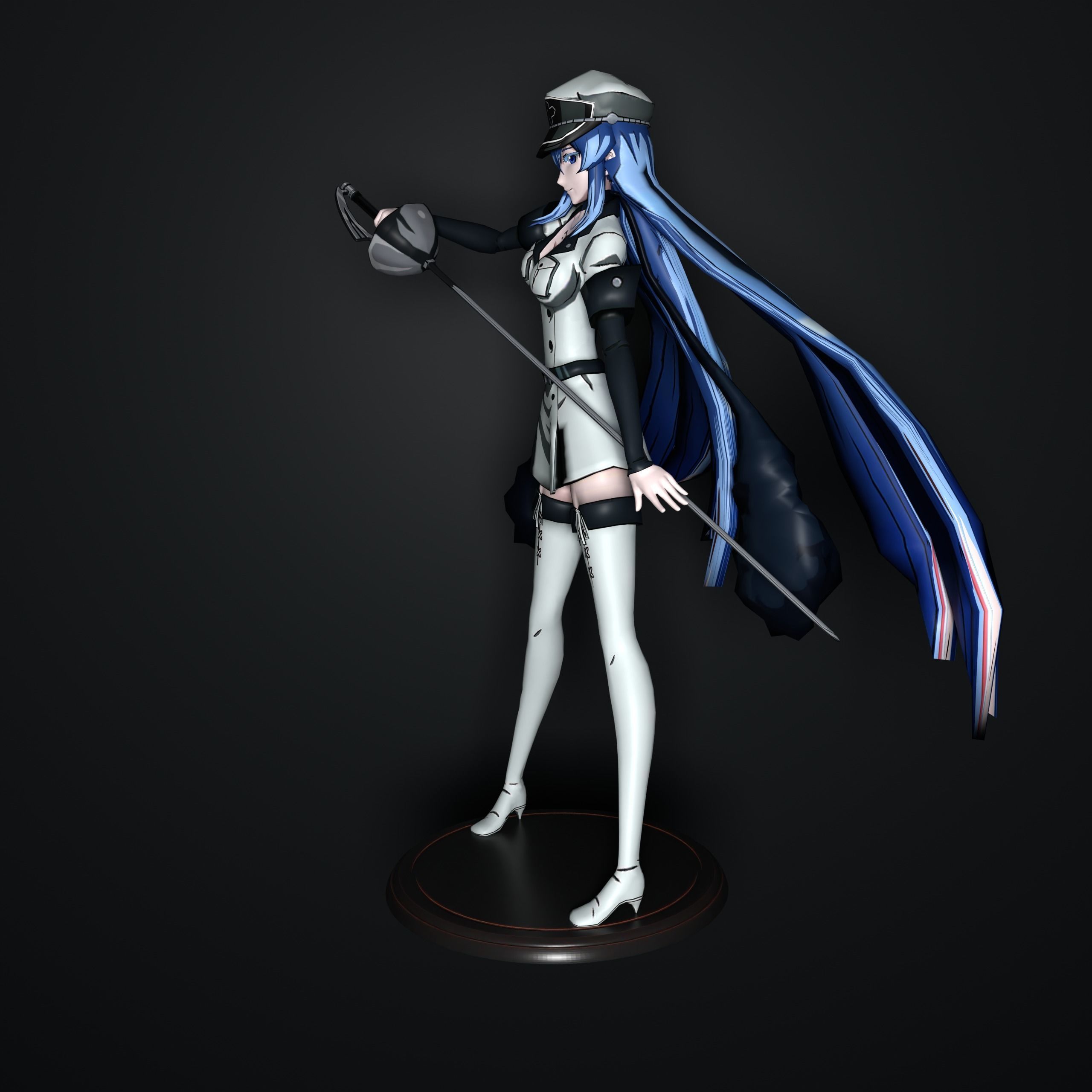 Esdeath 3D print model_2