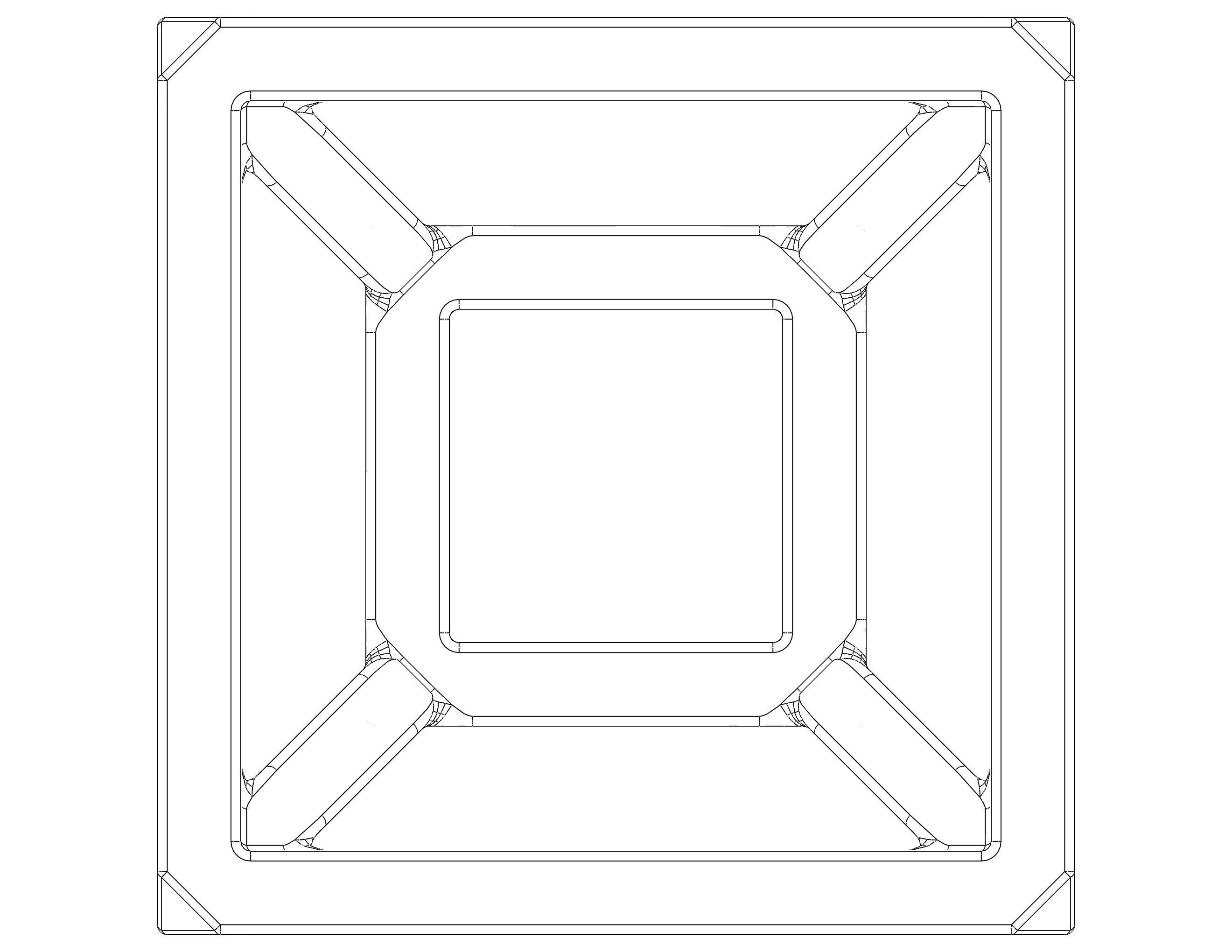 SQ Tesseract Hypercube 3D print model_30