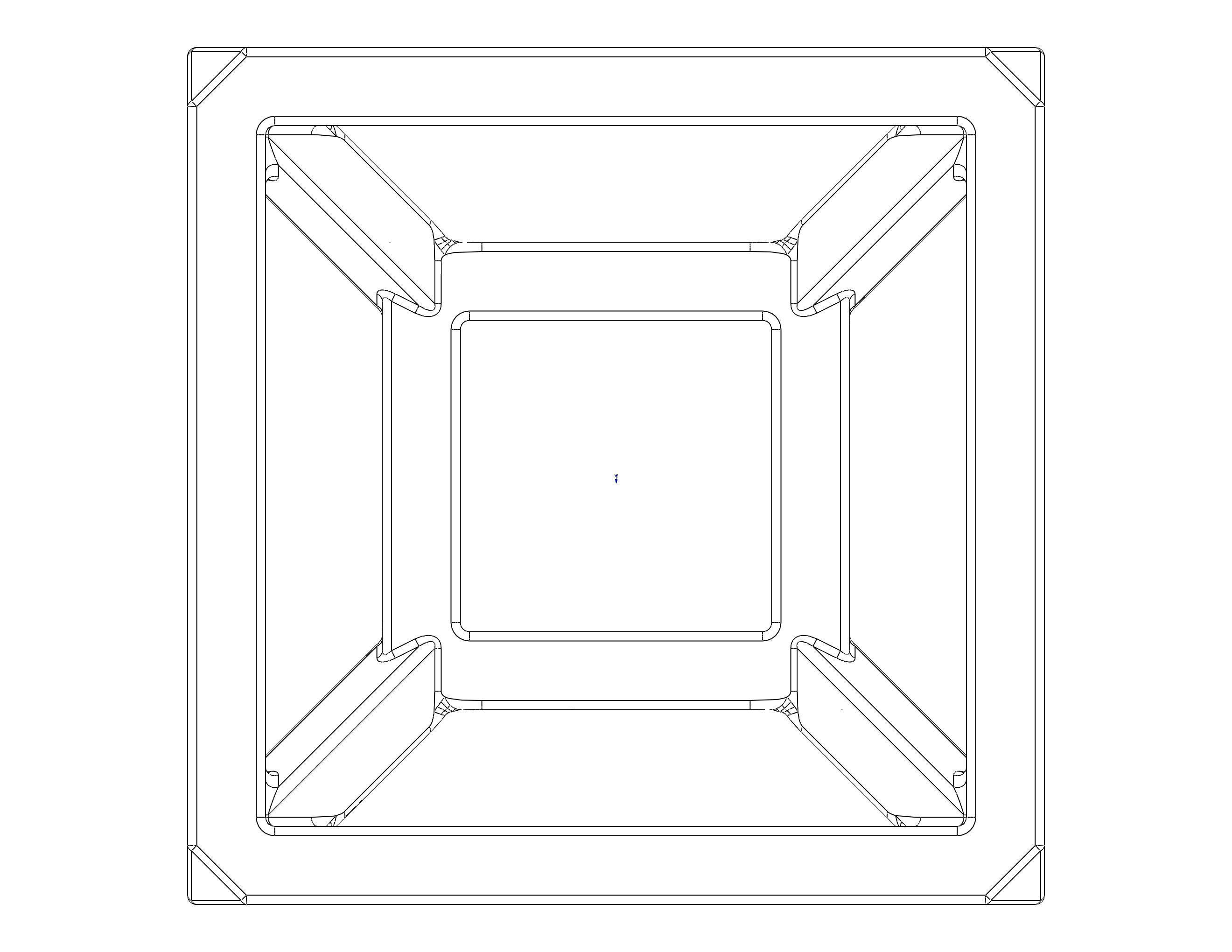 SQ Tesseract Hypercube 3D print model_38