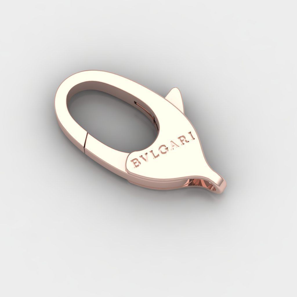 bvlgari pandant and bracelet locks 3D print model_3