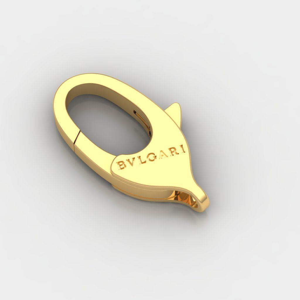 bvlgari pandant and bracelet locks 3D print model_6