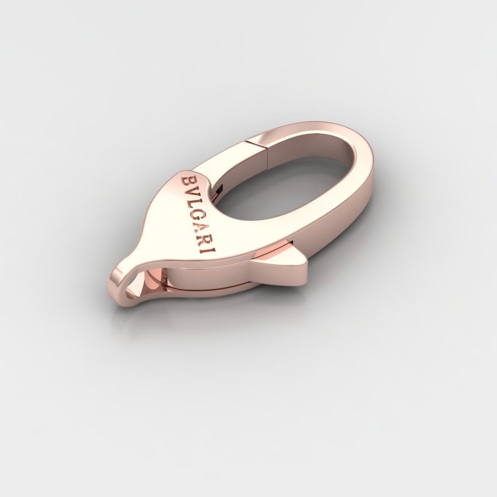 bvlgari pandant and bracelet locks 3D print model_8