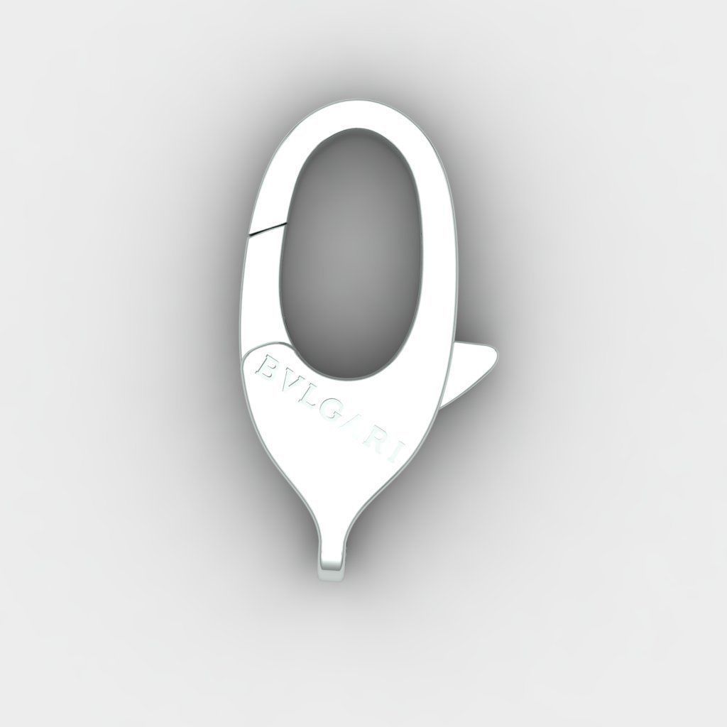 bvlgari pandant and bracelet locks 3D print model_9