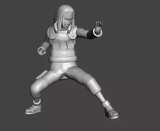 Hyuga Neji Jonin 3D Model