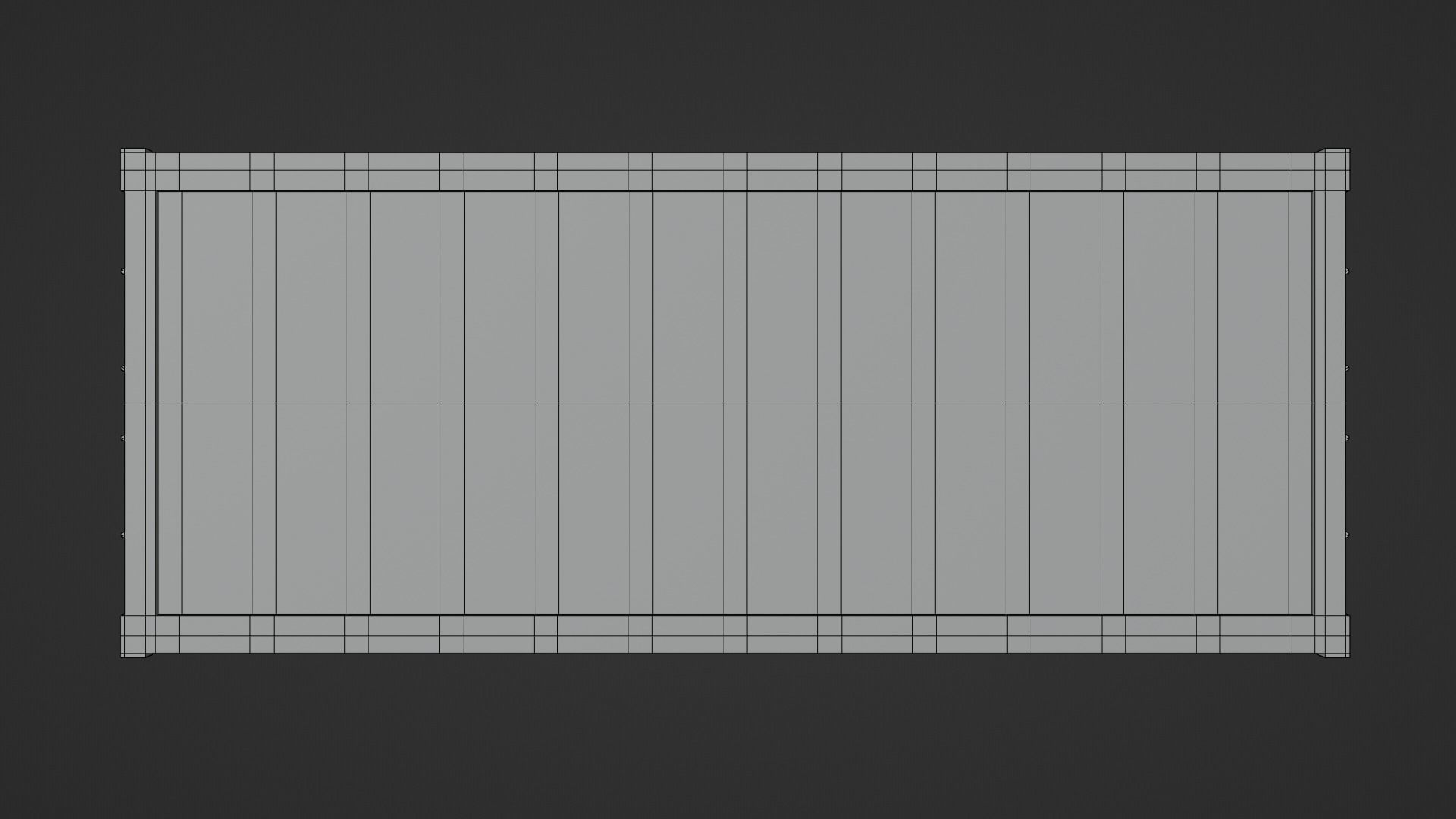 Low-Poly Sea Container v2 Low-poly 3D model_14