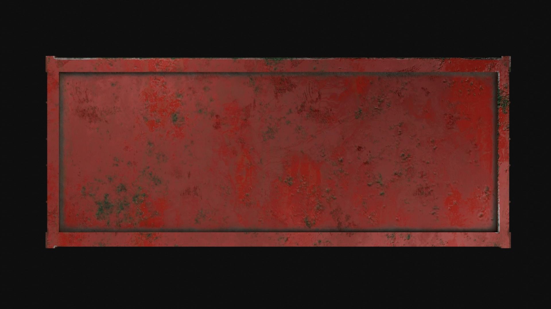 Low-Poly Sea Container v2 Low-poly 3D model_11