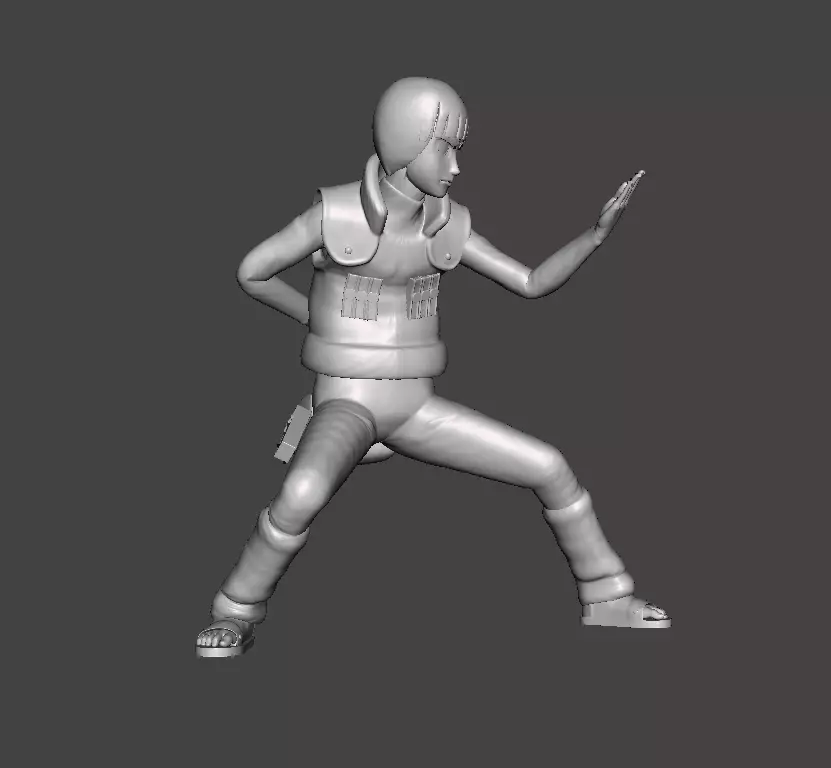 Rock Lee Jonin 3D Model 3D print model_0