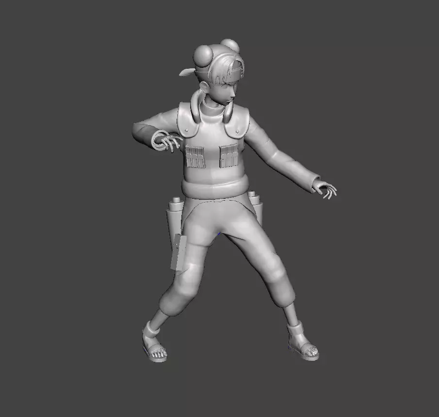 Tenten Jonin 3D Model 3D print model_0