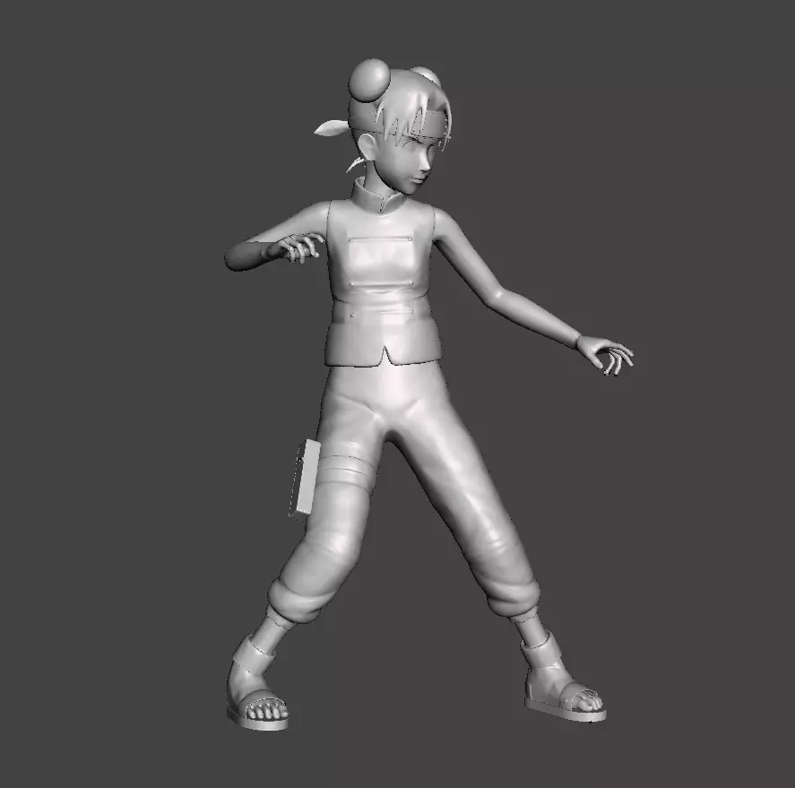 Tenten Genin 3D Model 3D print model_0