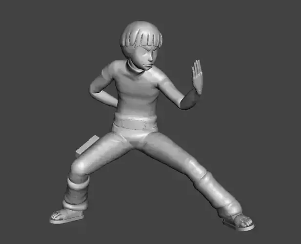 Rock Lee Genin 3D model 3D print model