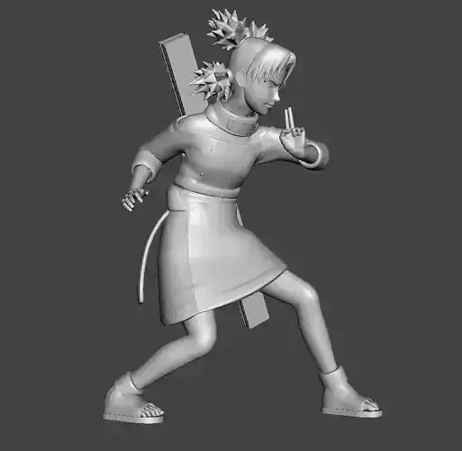 Temari Genin 3D Model