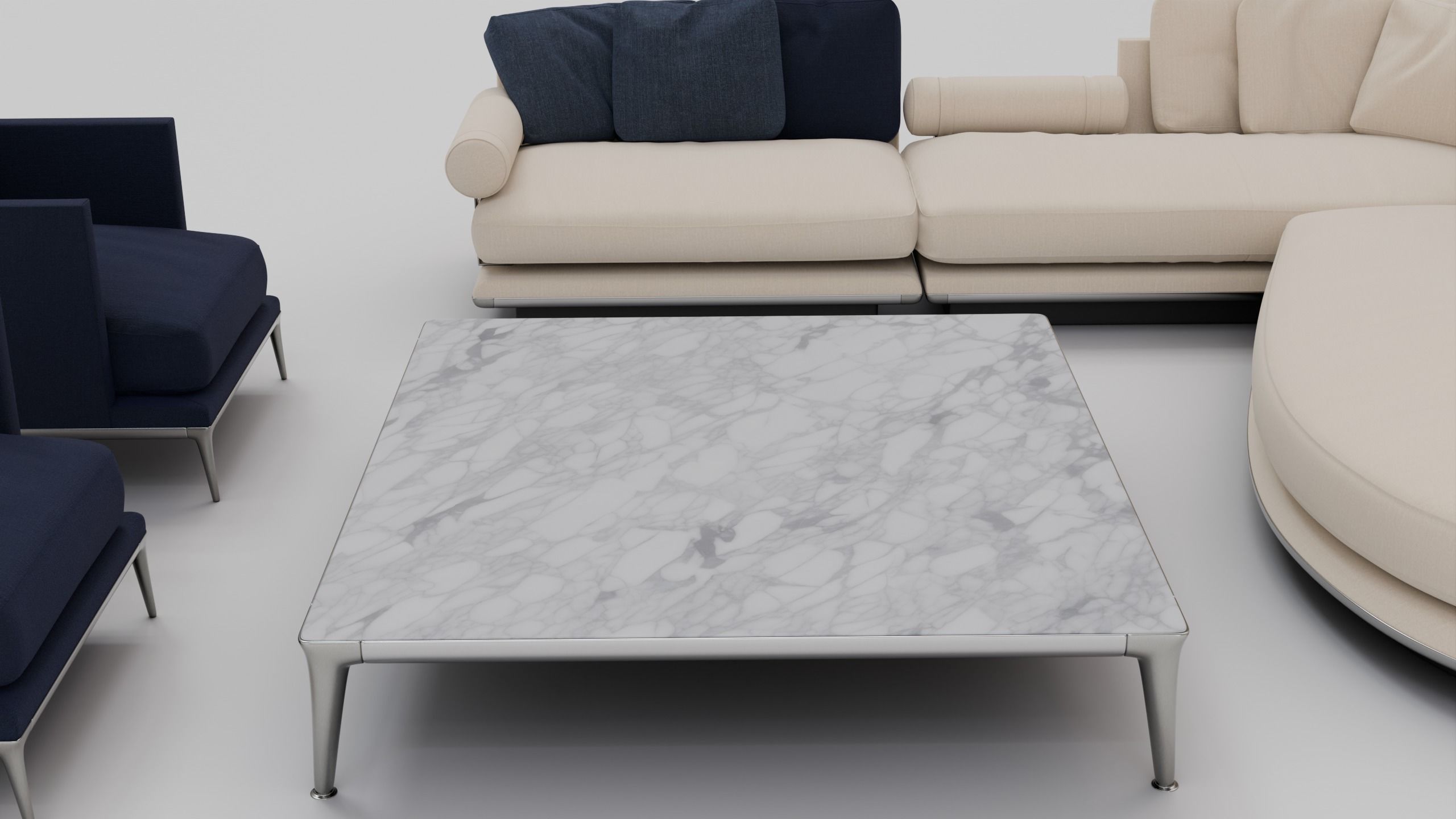 Noonu Sofa Set 3D model_4