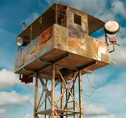 Rusty Military tower
