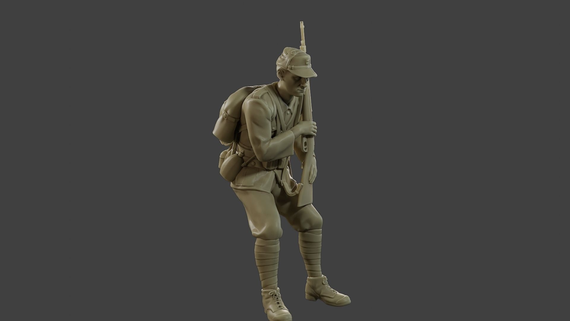 Italian soldier Sit2 ww2 IT10 3D print model_10