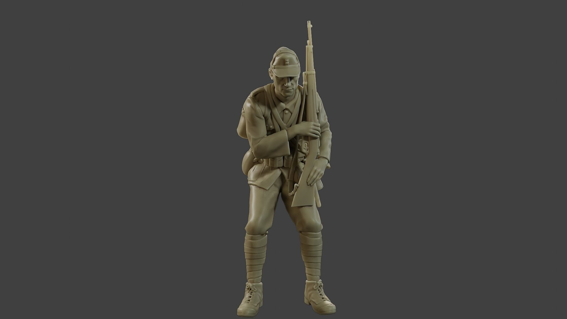 Italian soldier Sit2 ww2 IT10 3D print model_1