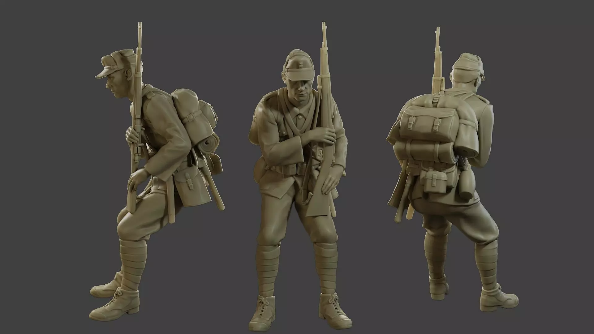 Italian soldier Sit2 ww2 IT10 3D print model_0