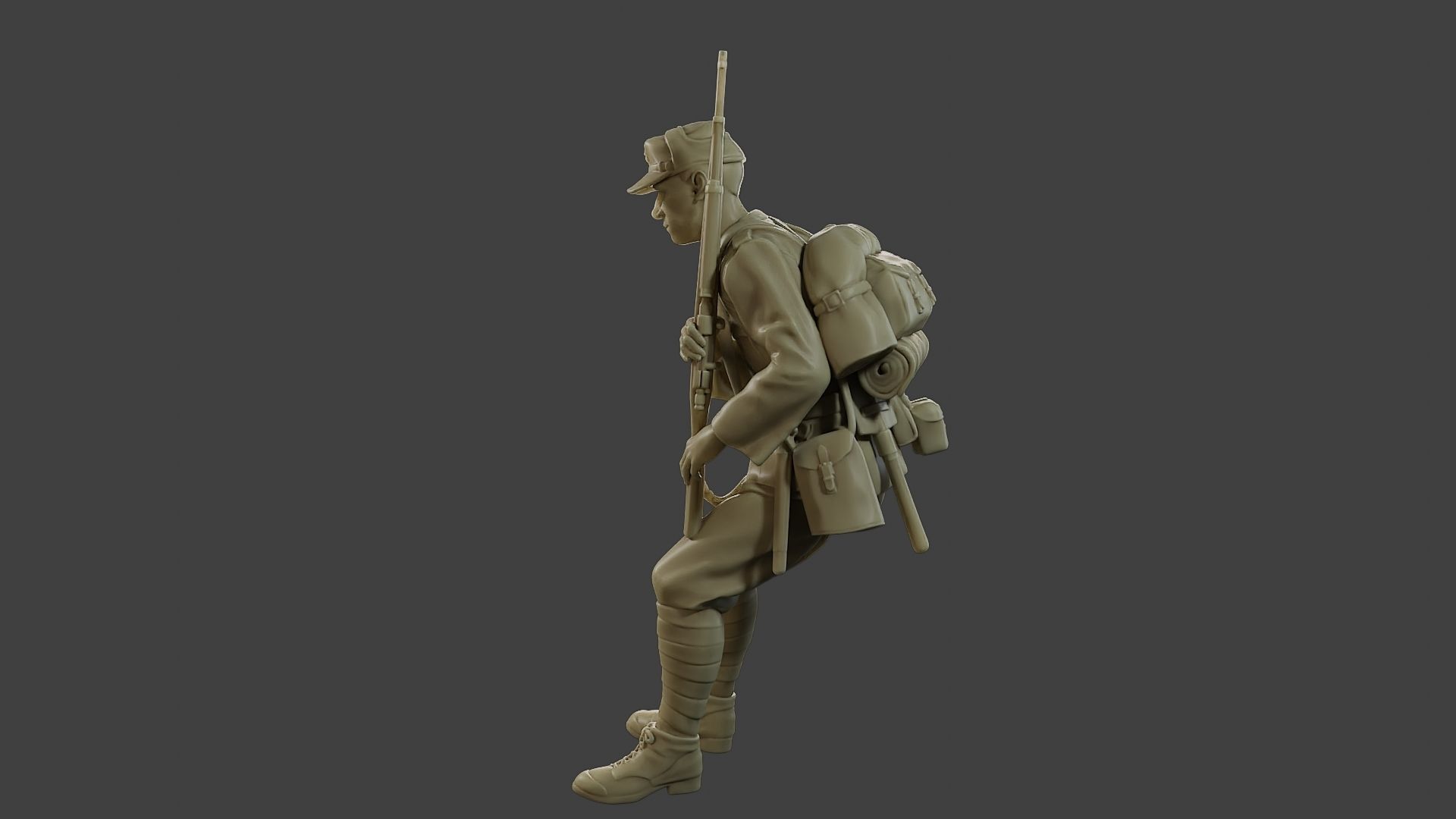 Italian soldier Sit2 ww2 IT10 3D print model_4