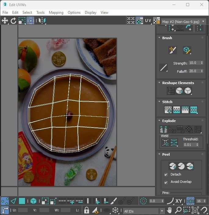 Chinese New Year Cake 3D model_33