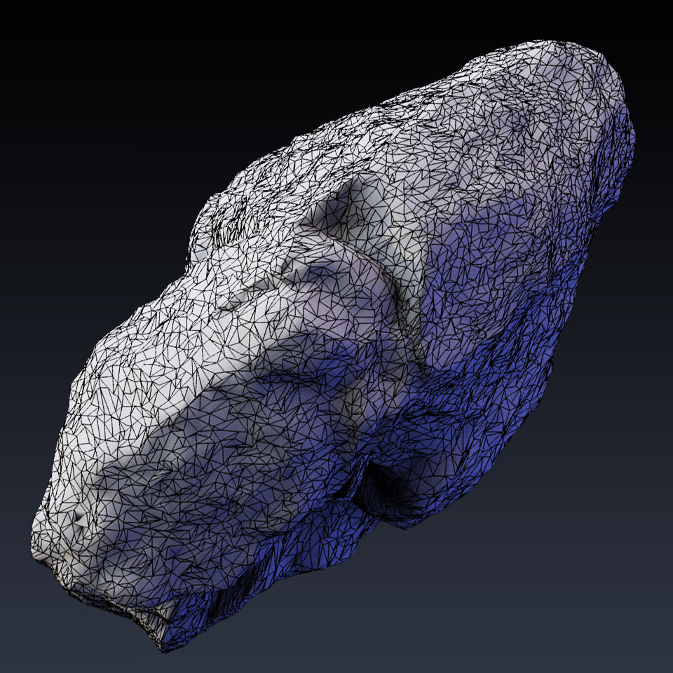 Rock Collection 1 meteorite 3D model_5