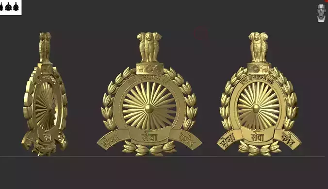 Indian Police Military Navy Air Force CAST Safe Plaque Plate