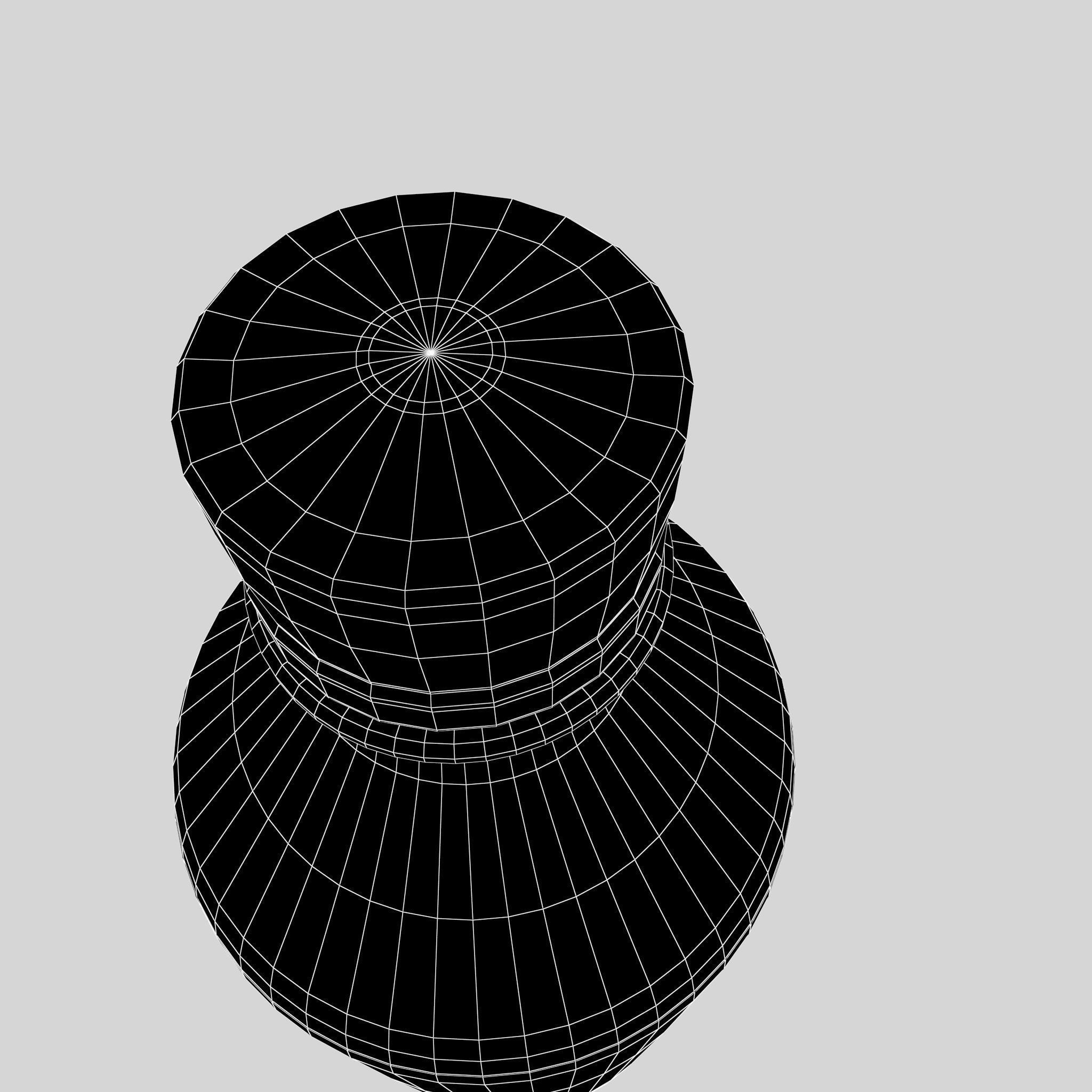 Plastic Water Bottle 3D model_8