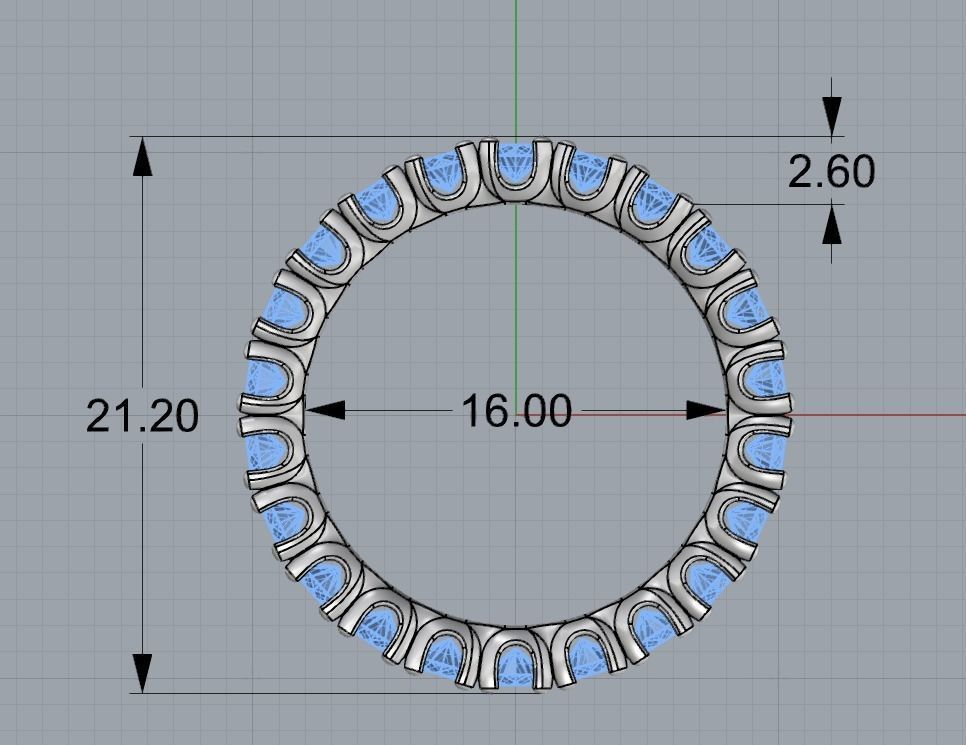 Graff Ring for Princess  3D print model_2