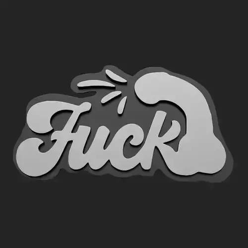 FUCK DICK STENCIL
