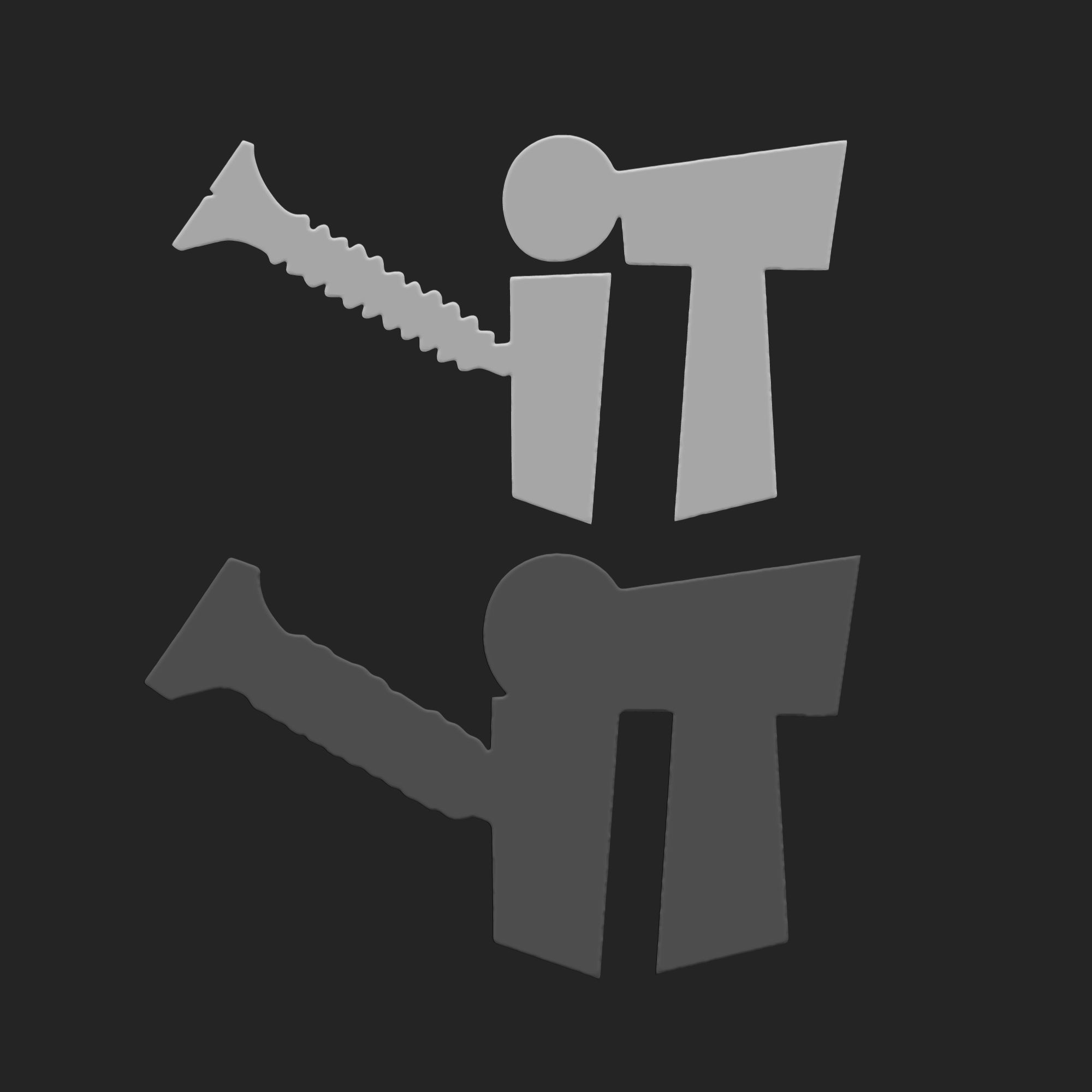 SCREW IT STENCIL 3D print model_4