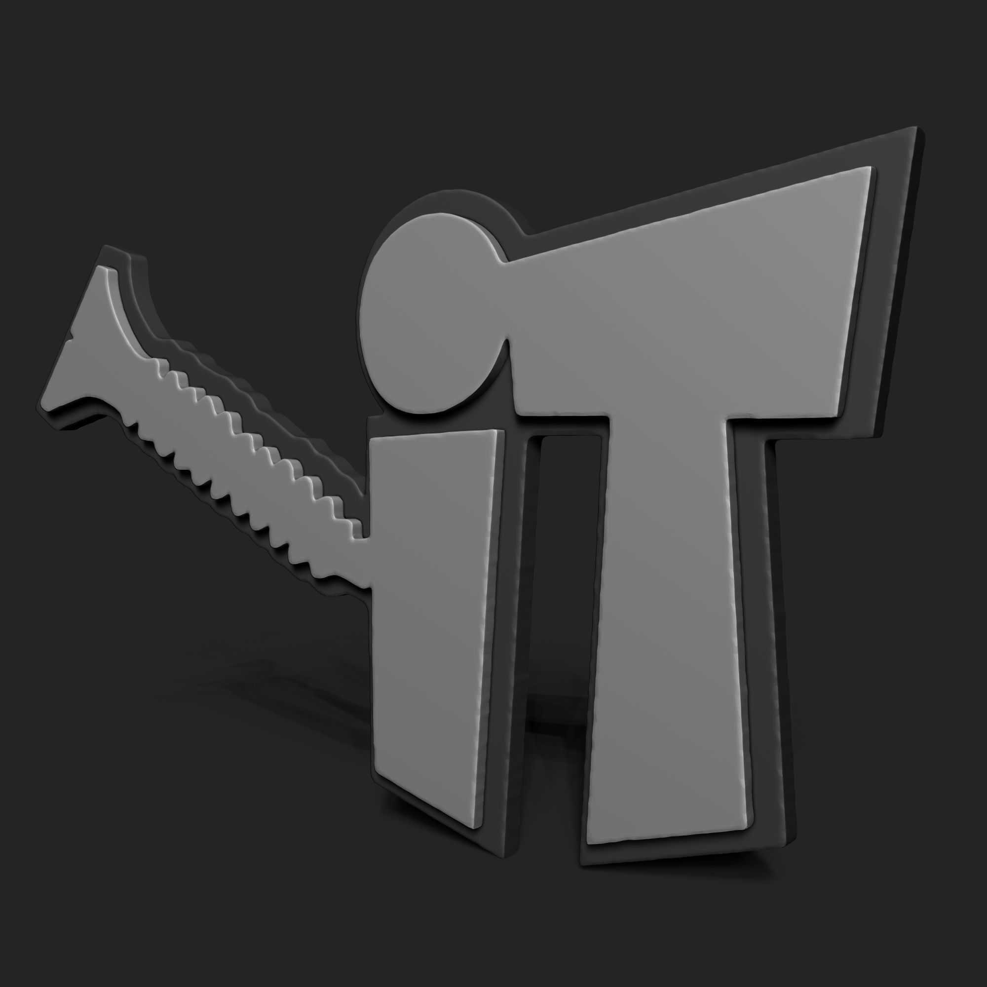 SCREW IT STENCIL 3D print model_2