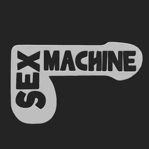 SEX MACHINE STENCIL 3D print model