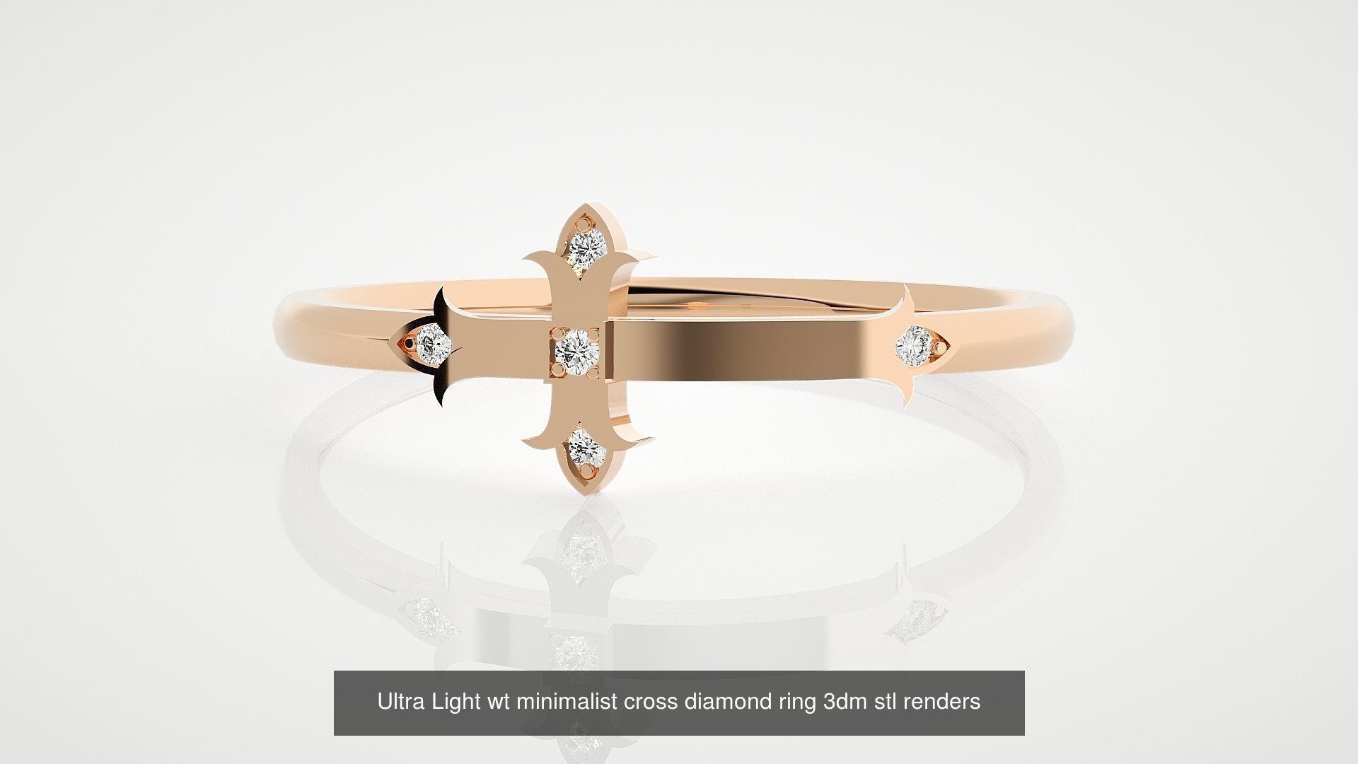 11 Jesus Holy Cross ring 3dm stl renders details 3D Model Collection_8