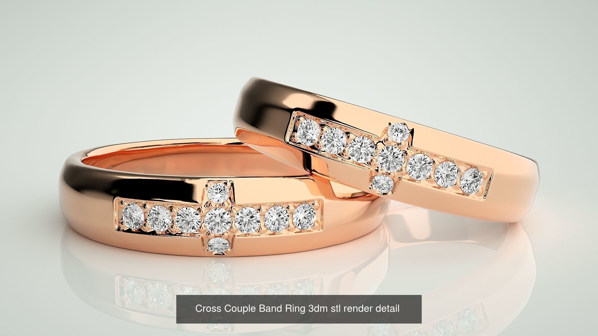 11 Jesus Holy Cross ring 3dm stl renders details 3D Model Collection_2