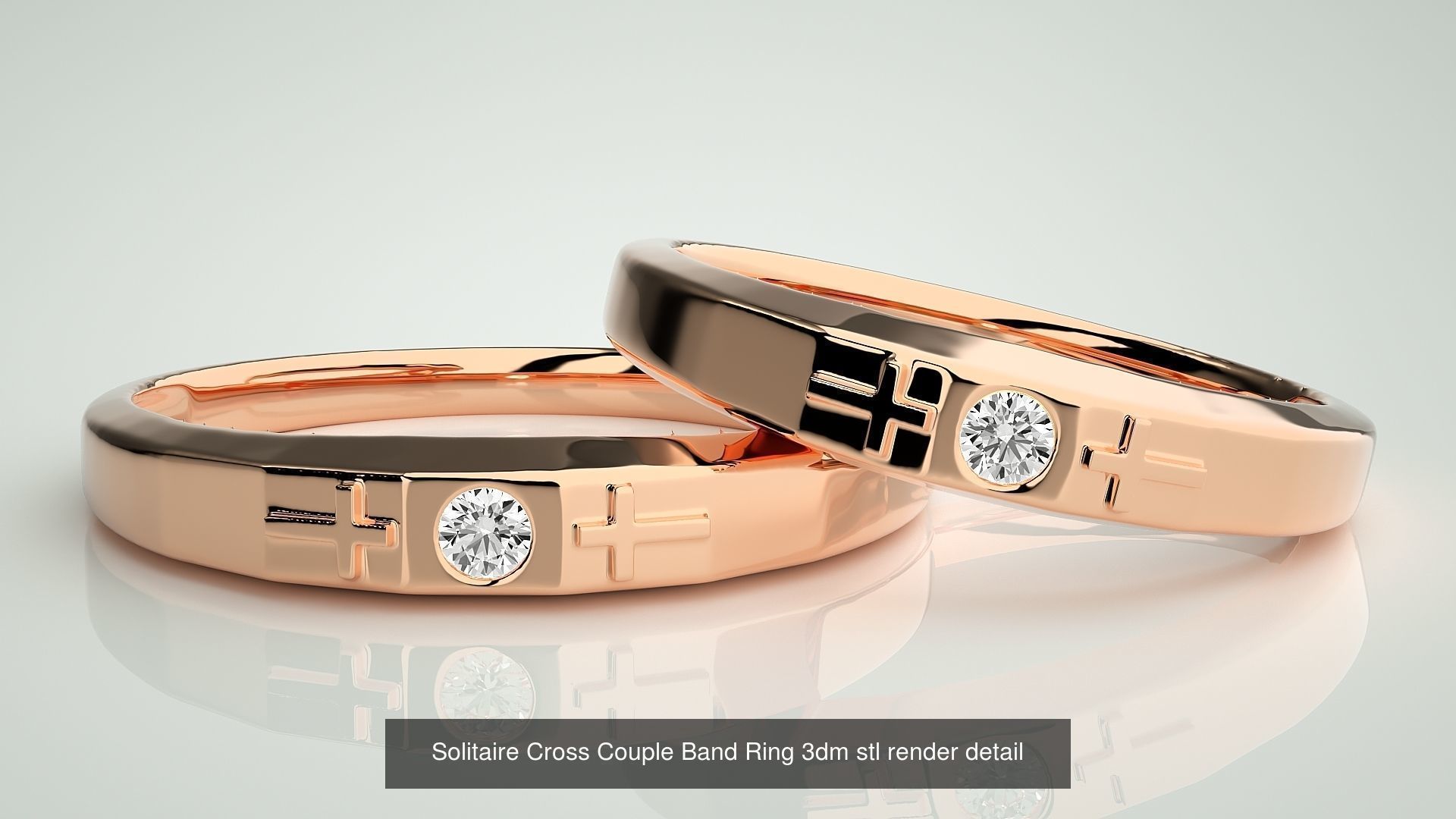 11 Jesus Holy Cross ring 3dm stl renders details 3D Model Collection_6