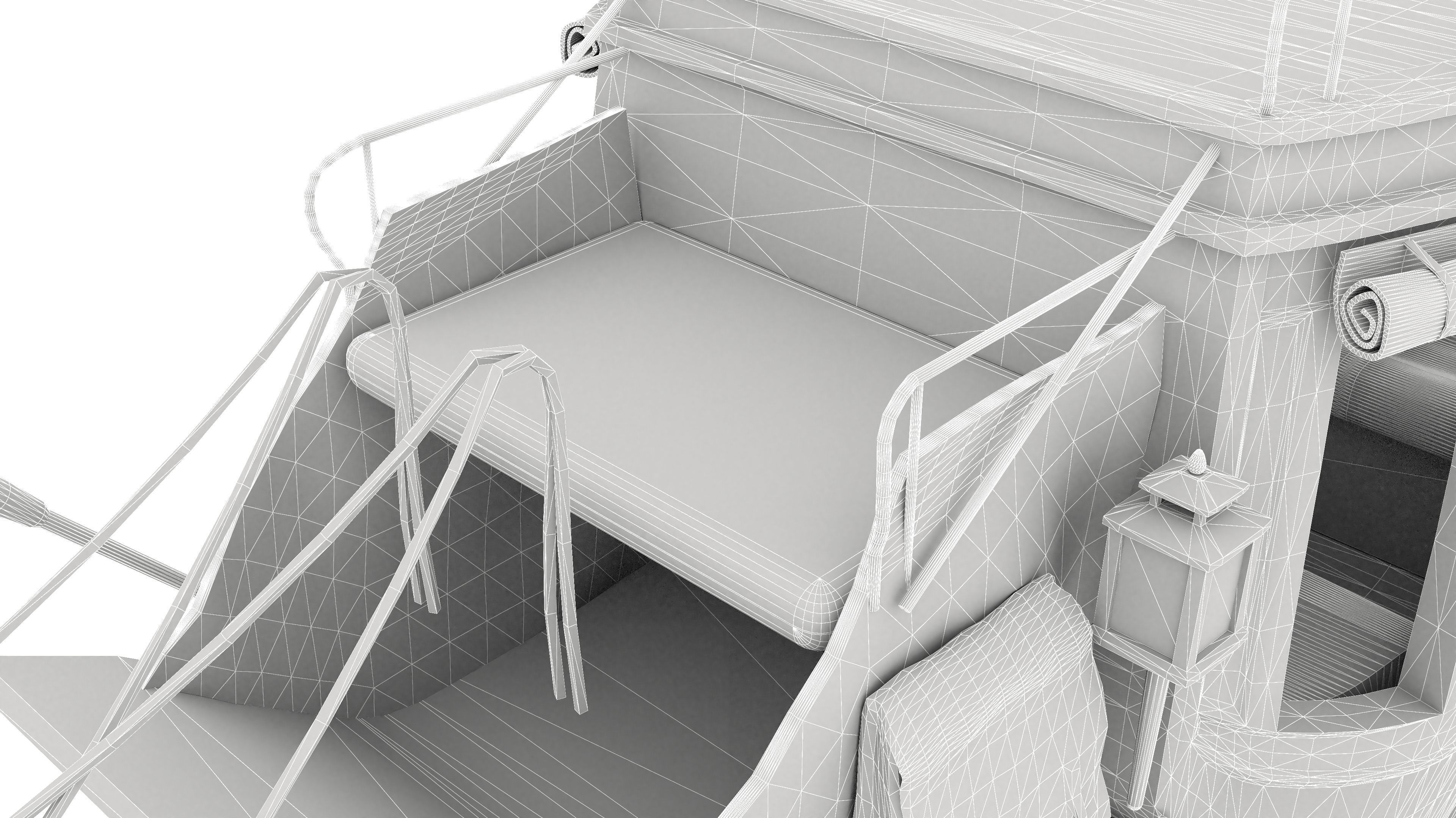 Horse Carriage 4K 3D model_37