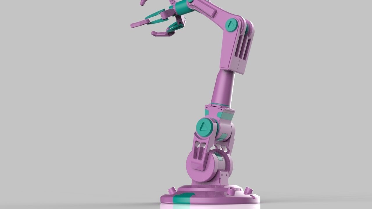 mech arm 3D model dwo 3D model_5