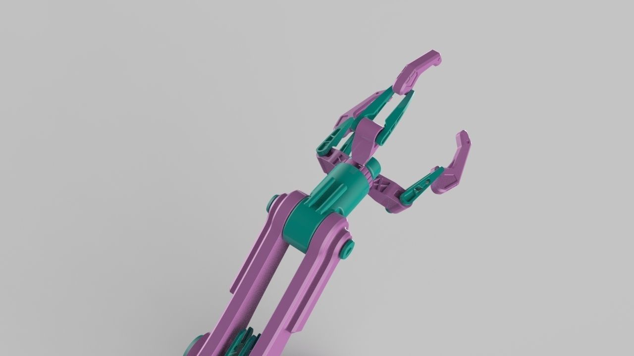 mech arm 3D model dwo 3D model_3