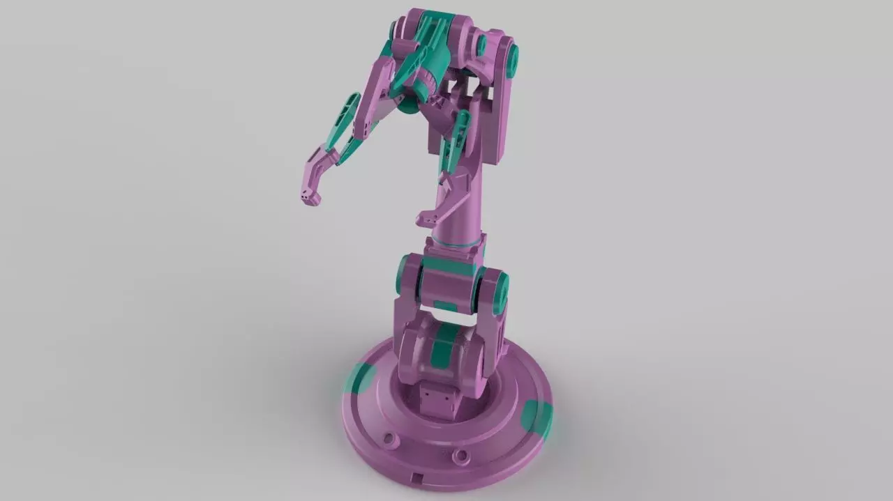 mech arm 3D model dwo 3D model_0