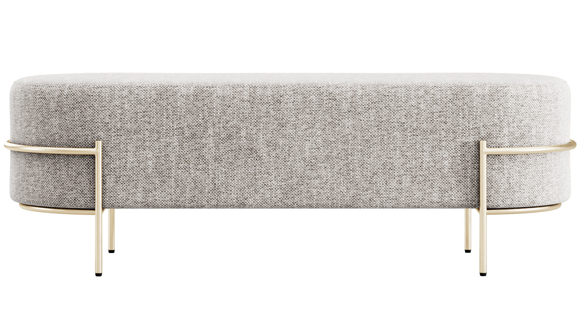 Recamier Houston Bench By LIV Decora 3D model_18