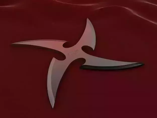 4 Point Curved Shuriken