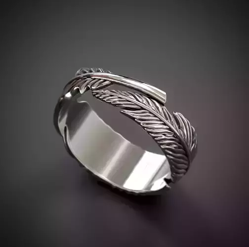 RING FEATHER Printable Model
