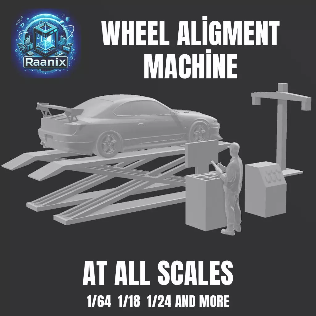 WHEEL ALIGMENT MACHINE 1  64 1  18 1  24 AND MORE 3D print model_0